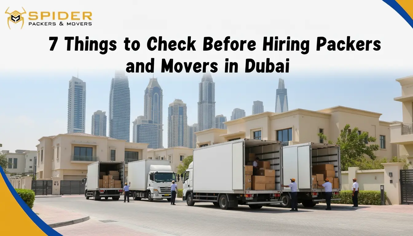 7 Things to Check Before Hiring Packers and Movers in Dubai