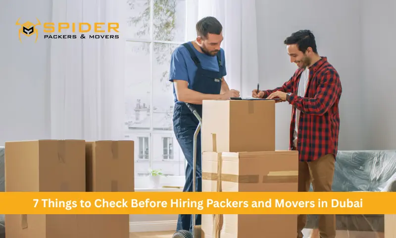7 Things to Check Before Hiring Packers and Movers in Dubai
